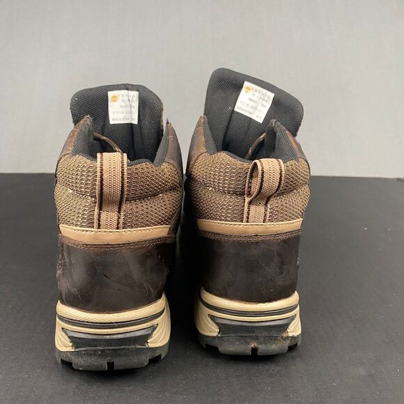 Timberland Waterproof Boys 6.5 Leather Boots Lace Up Hiking Brown 66961,Outdoor - Picture 8 of 9